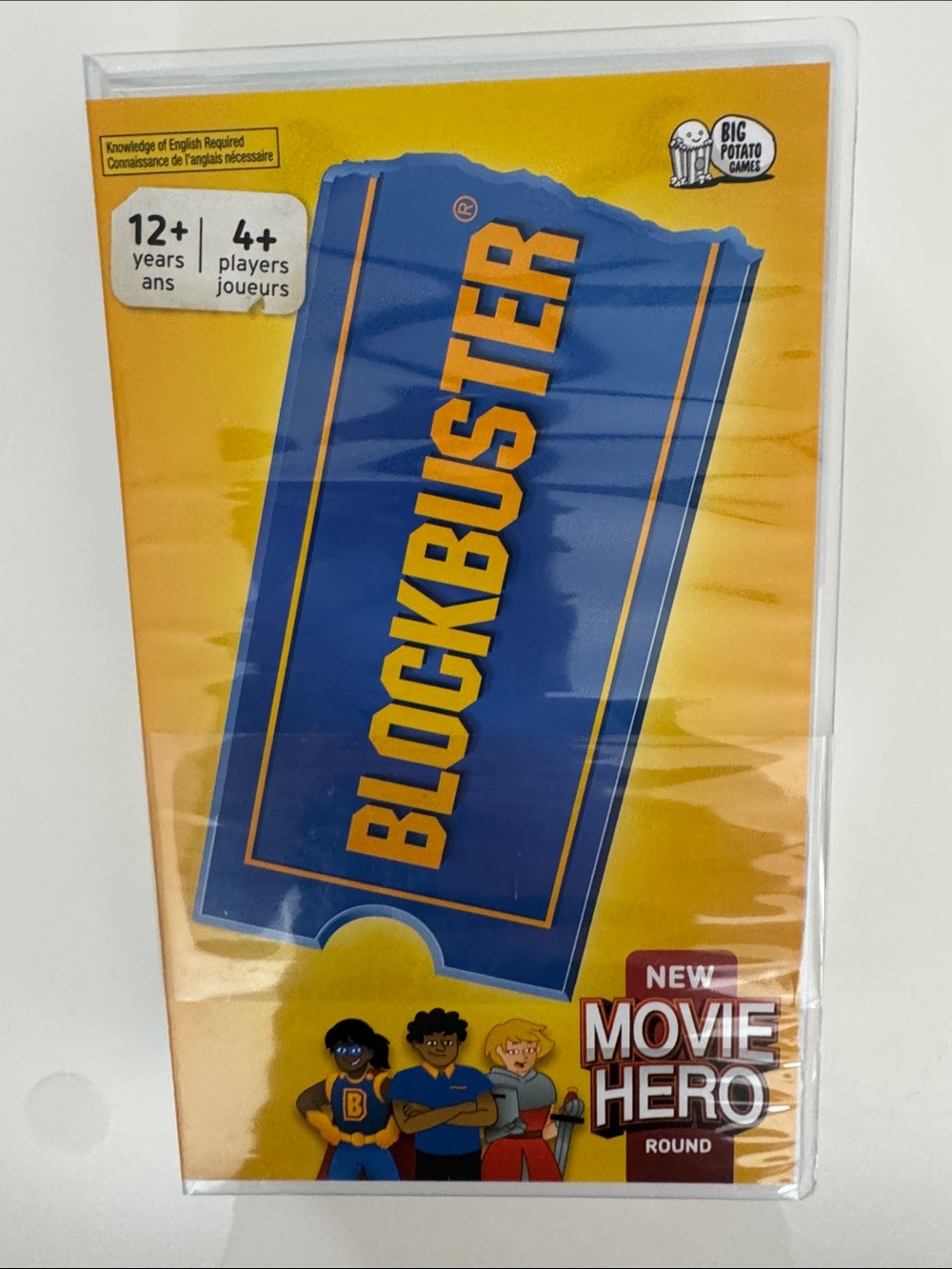 Blockbuster Movie Hero Party Game - Big Potato - Yellow & Blue